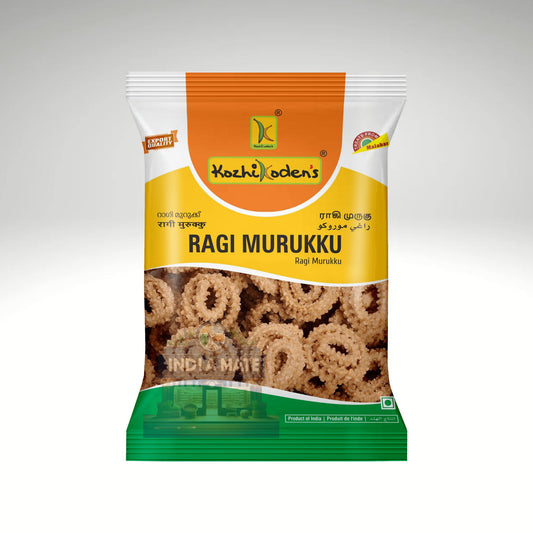 Kozhikoden’s Ragi Murukku – traditional finger millet spirals, crunchy and flavorful.