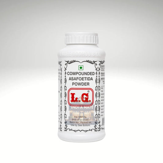 LG Asafoetida Powder - Aromatic and pungent spice for enhancing Indian dishes, available at IndiaMate.