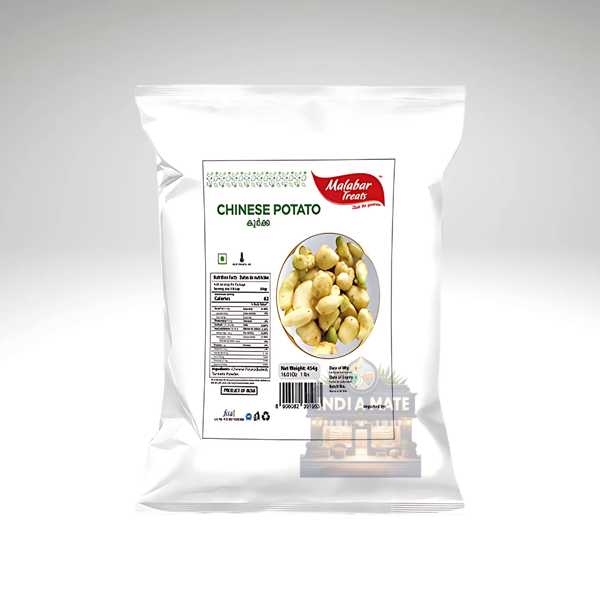Malabar Treats Chinese Potato (Koorka) – Fresh seasonal Kerala tuber with earthy flavour, ideal for stir-fries and curries.