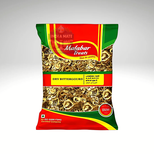 Malabar Treats Dry Bittergourd (പാവയ്ക്ക കൊണ്ടാട്ടം) – sun-dried, ready to fry.