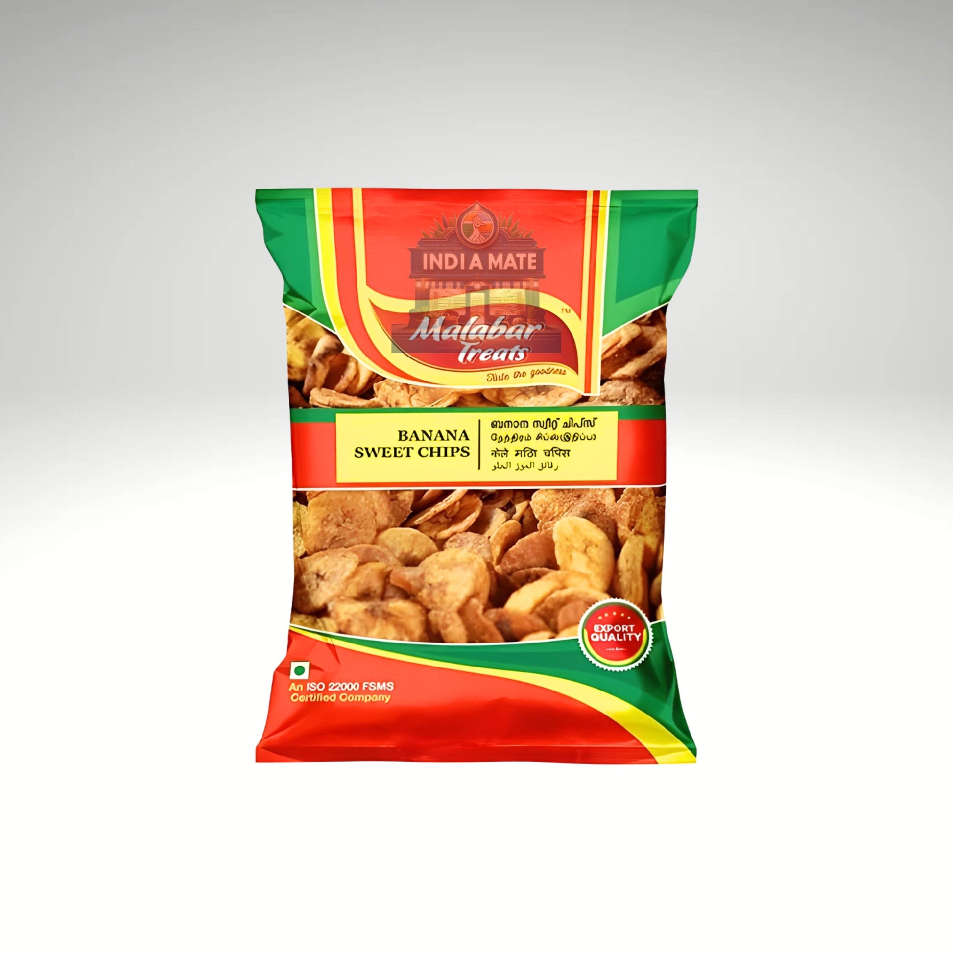 Malabar Treats Sweet Banana Chips (Meetha Kela Chips) – crunchy and sweet banana snack. Sold by IndiaMate.