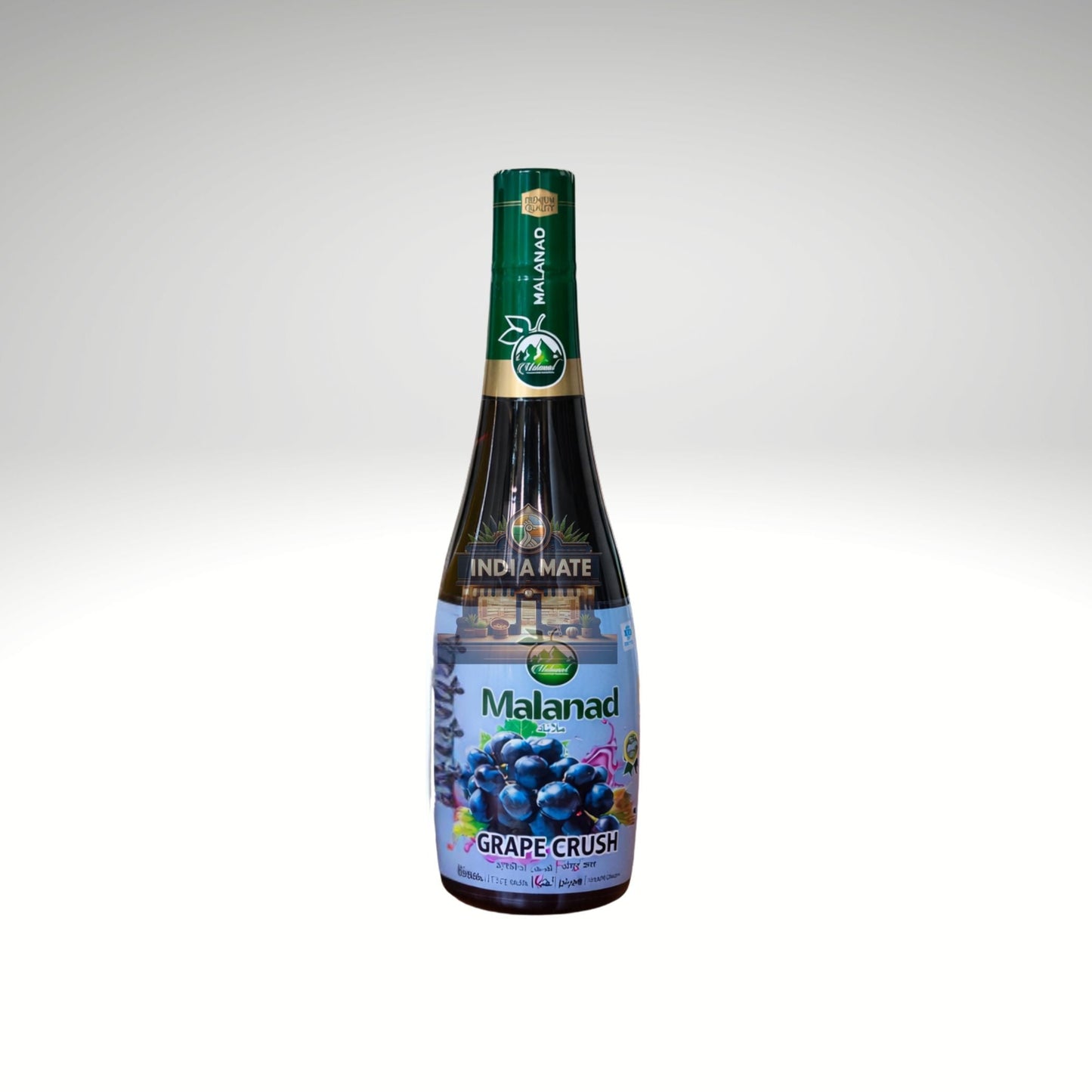 Malanad grape crush drink mix refreshing grape flavoured beverage.