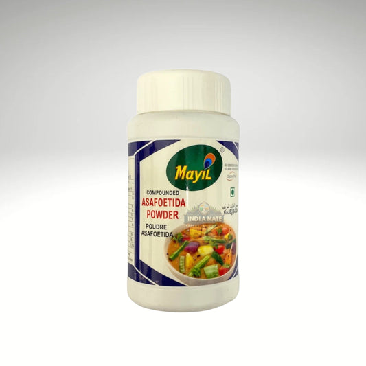 Mayil Asafoetida (Kayam) packaging with premium-quality Indian hing for cooking.