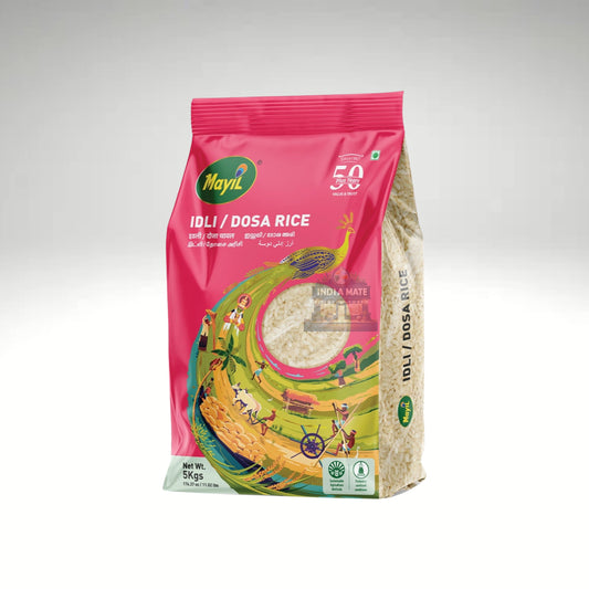 Mayil Idli/Dosa Rice sold by IndiaMate - Premium quality rice for soft idlis and crispy dosas.