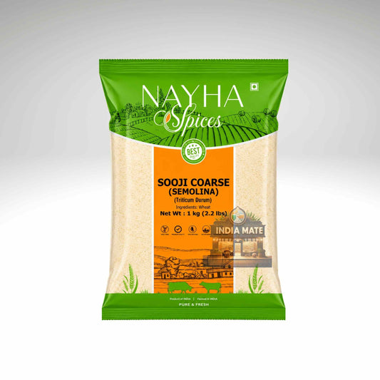 Nayha Spices Sooji Coarse Semolina packaging on a white background