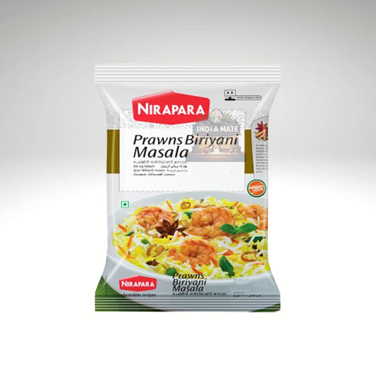 Nirapara Prawns Biriyani Masala - Authentic spice blend for rich and flavorful prawn biryani, available at IndiaMate.