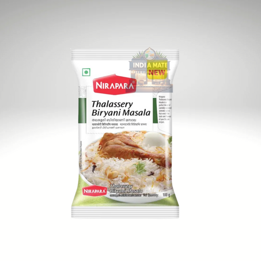 Nirapara Thalassery Biriyani Masala authentic Malabar spice mix for biriyani.