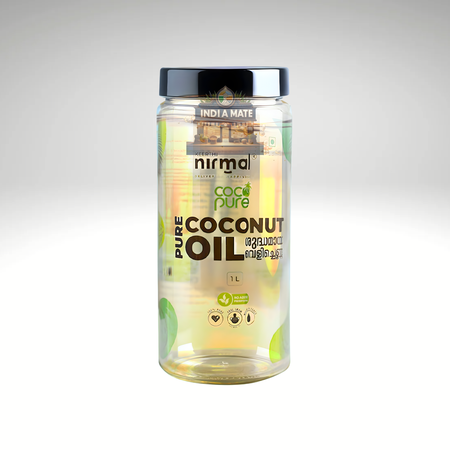 Nirmal Keerthi Pure Coconut Oil – 100% natural cold-pressed coconut oil for cooking and frying.