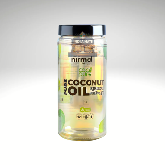 Nirmal Keerthi Pure Coconut Oil – 100% natural cold-pressed coconut oil for cooking and frying.
