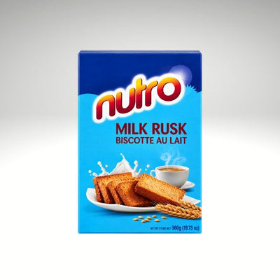 Nutro Milk Rusk Crispy Tea Time Snack.