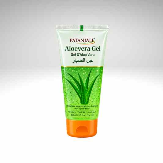 Patanjali Aloe Vera Gel Moisturising and Soothing Skincare Gel.