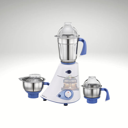 Preethi Blue Leaf Mixer - Powerful and durable mixer grinder for Indian cooking, available at IndiaMate.