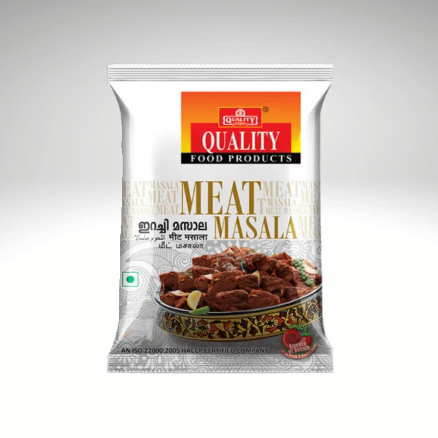 Quality meat masala, a robust spice blend, perfect for adding rich and aromatic flavours to mutton, beef, and other meat dishes.