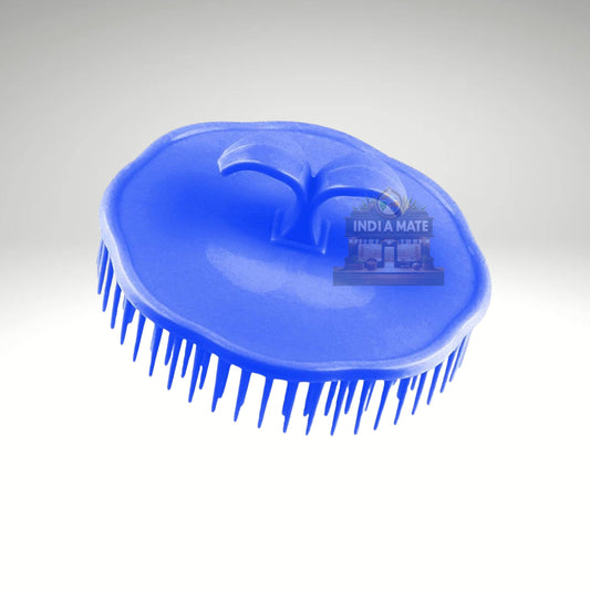 Round Plastic Comb featuring a sturdy and ergonomic design for smooth hair detangling and styling.