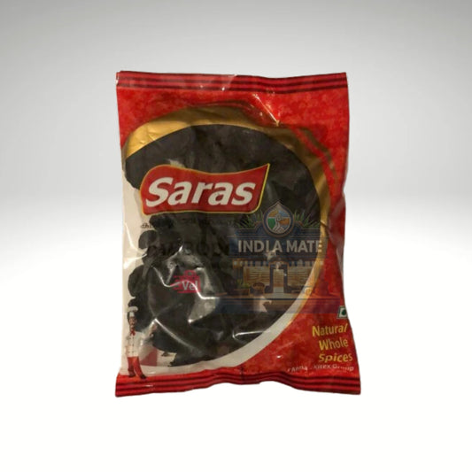 Pack of Saras Cambodge Kudampuli, authentic Malabar tamarind, ideal for South Indian curries and traditional dishes.