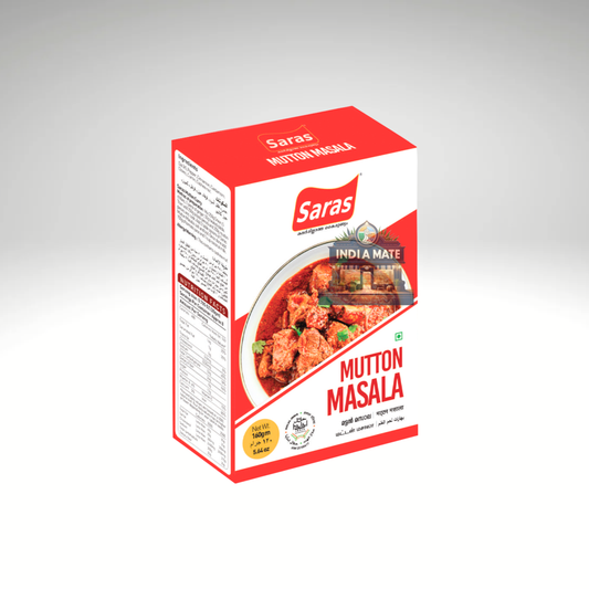 Saras Mutton Masala – Premium spice mix for flavorful mutton dishes, available at IndiaMate.