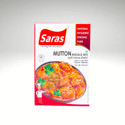 Saras Mutton Masala – Premium spice mix for flavorful mutton dishes, available at IndiaMate.