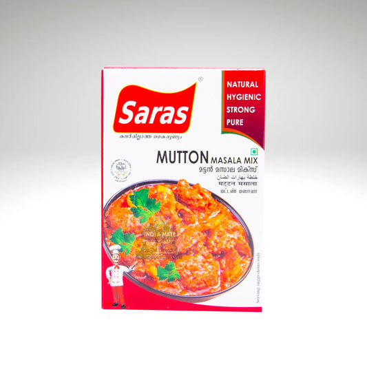 Saras Mutton Masala – Premium spice mix for flavorful mutton dishes, available at IndiaMate.