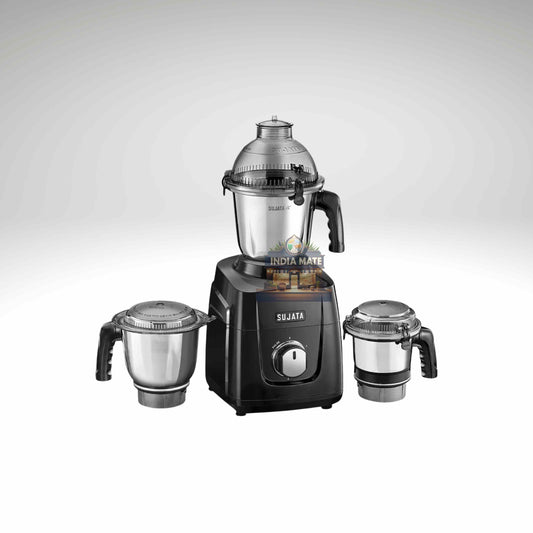 Sujata MG02 Mixer Grinder 1000W with 3 Stainless Steel Jars
