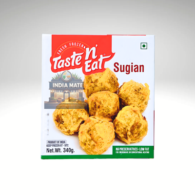 Box of Taste 'n Eat Sugian on a white background