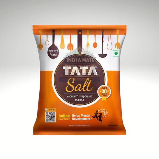 Iodized vacuum-evaporated salt for balanced taste and health.