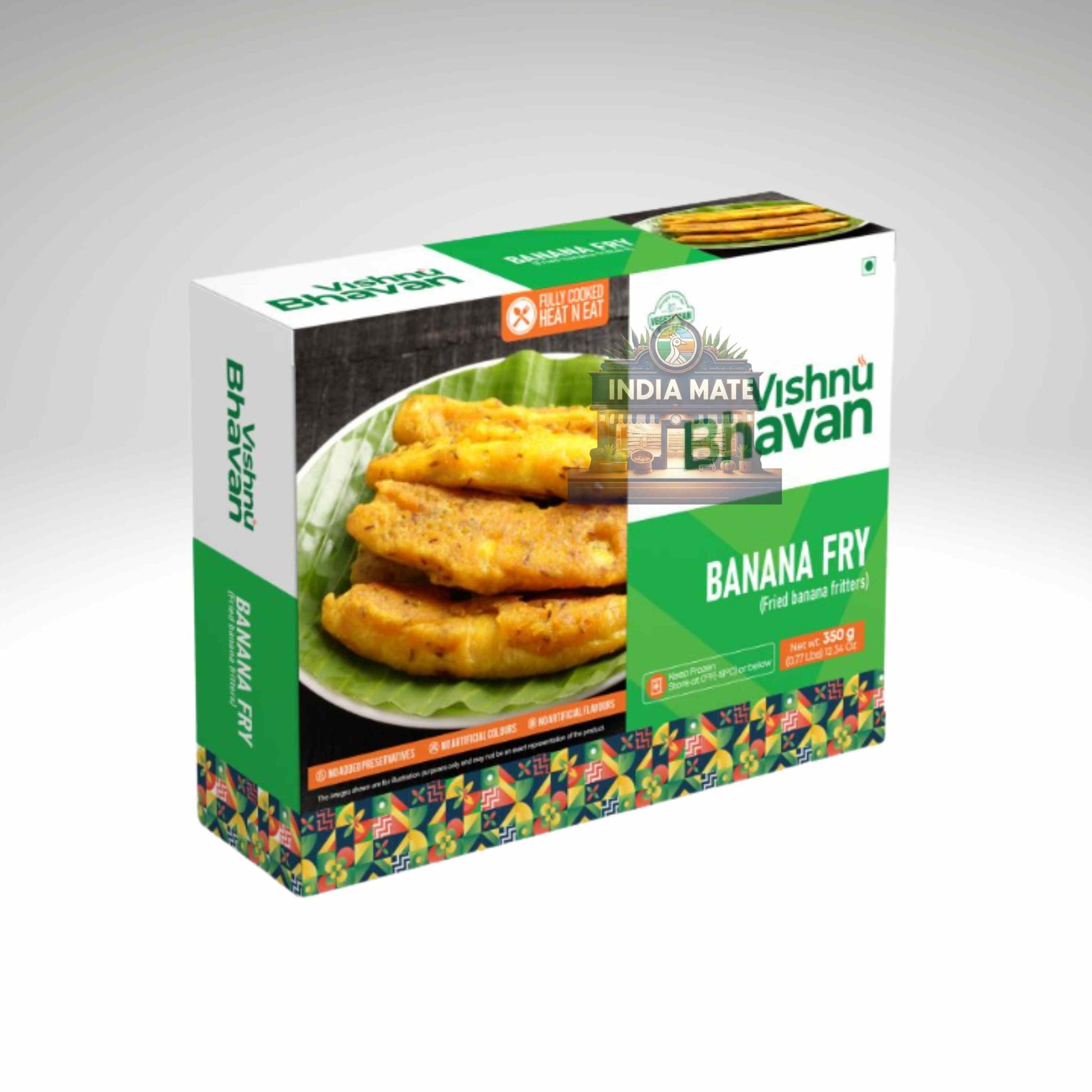 Box of Vishnu Bhavan Banana Fry on a white background