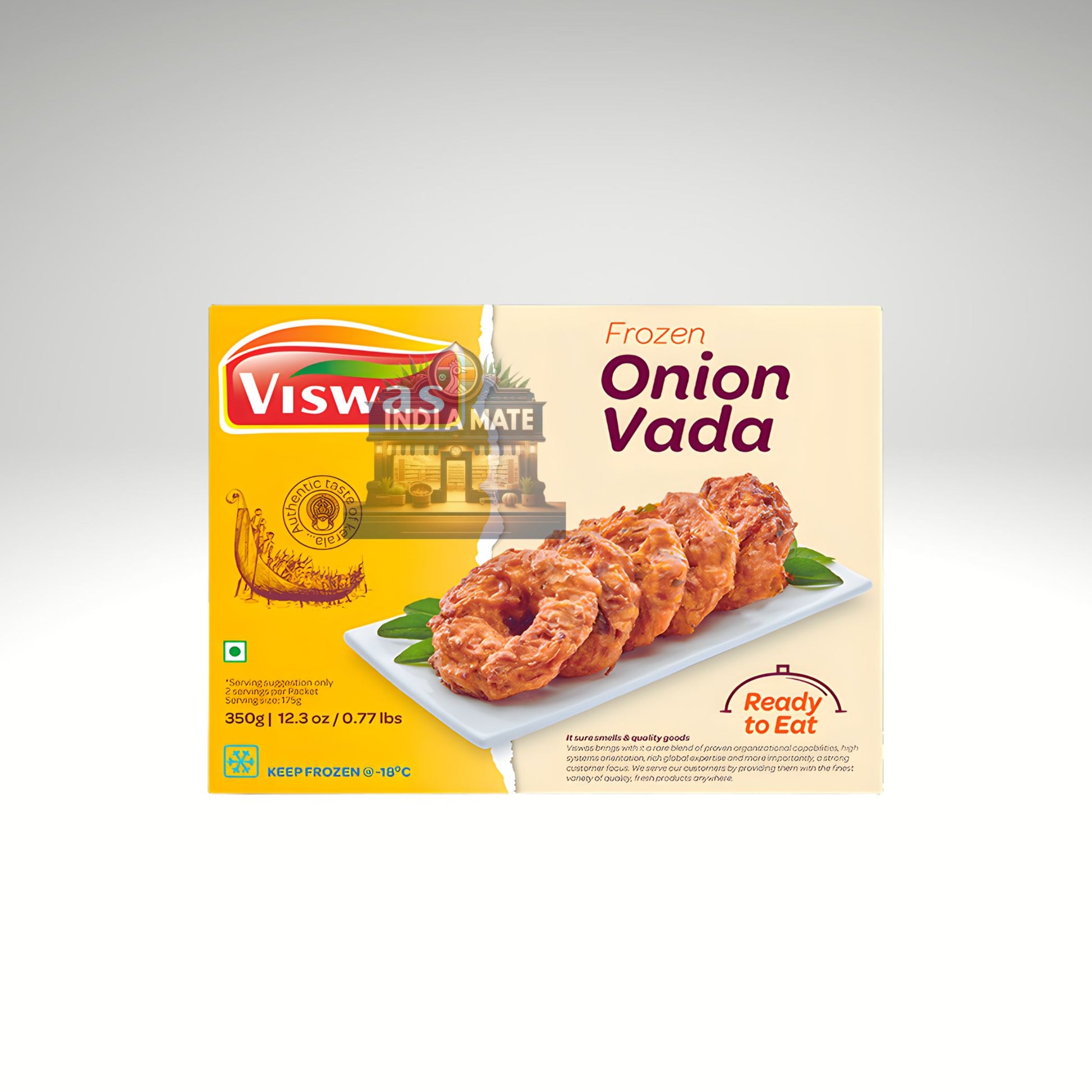 Viswas Onion Vada Ullivada crispy South Indian snack.