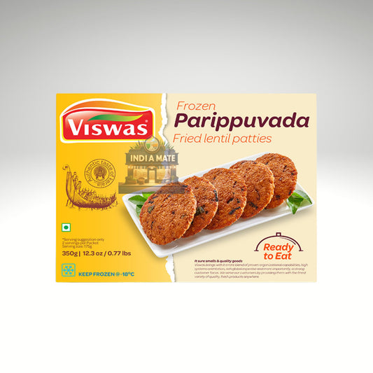 Viswas Parippuvada crispy Kerala lentil fritters.