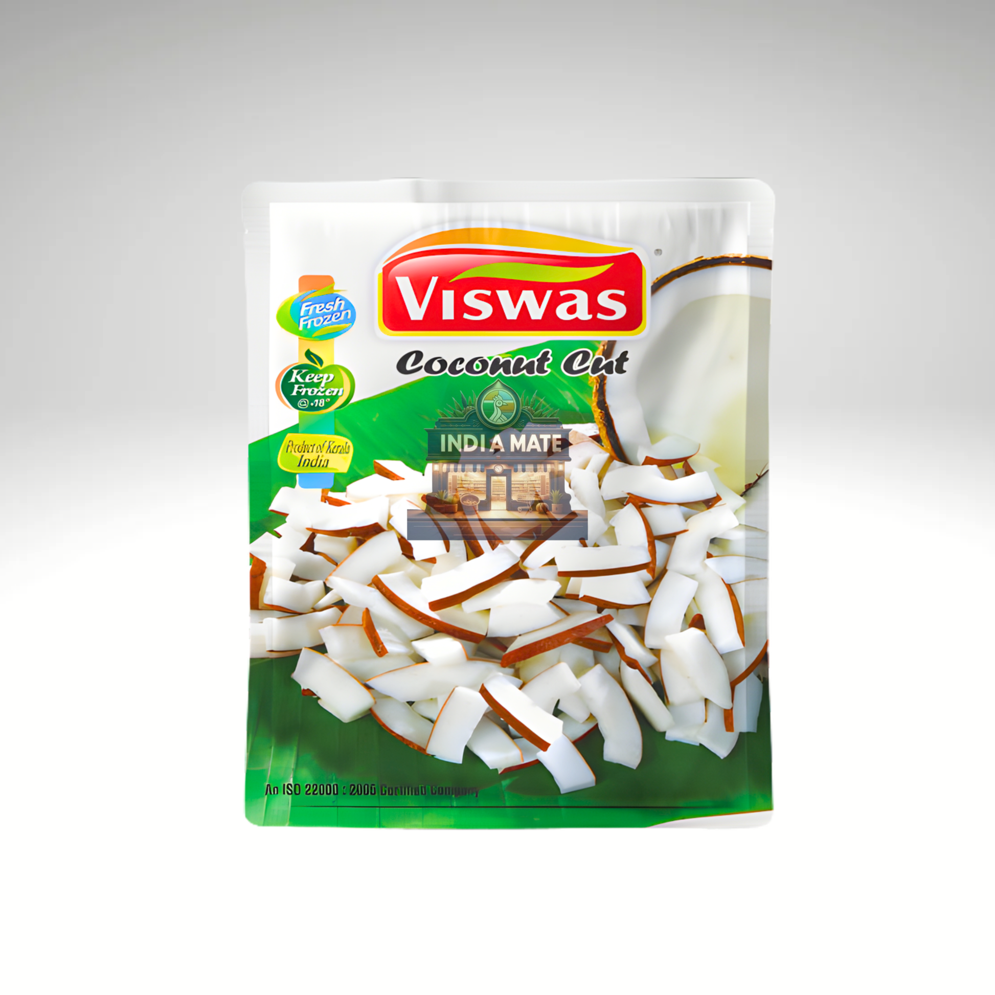 Viswas Sliced Coconut – Fresh coconut slices for cooking and desserts